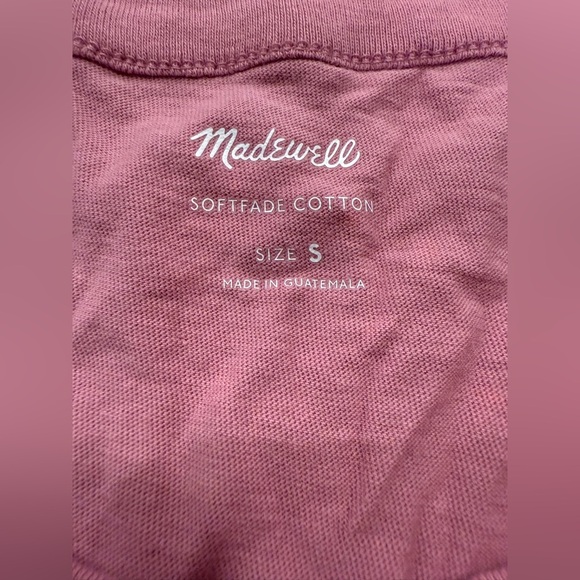 Madewell Softfade Cotton Boxy-Crop Tank - Picture 4 of 5